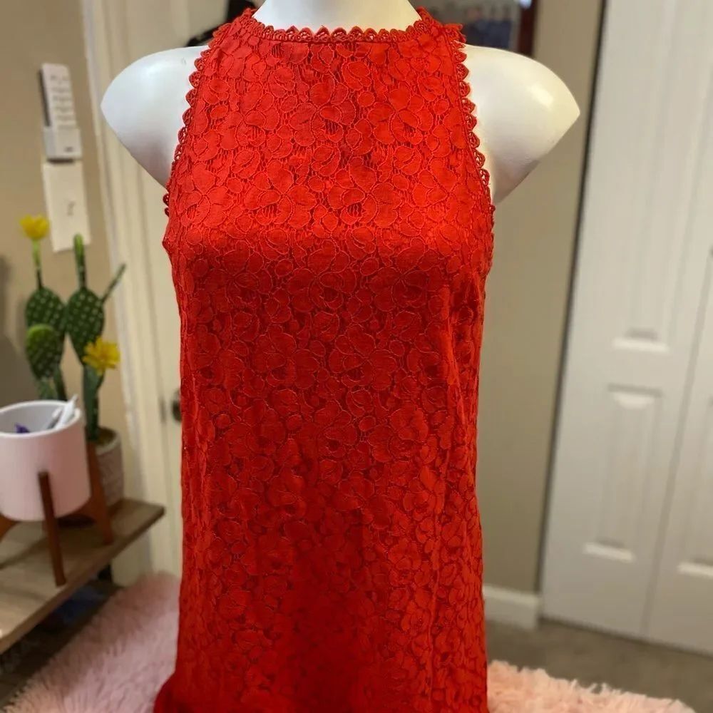 Monteau red dress - Picture 1 of 5